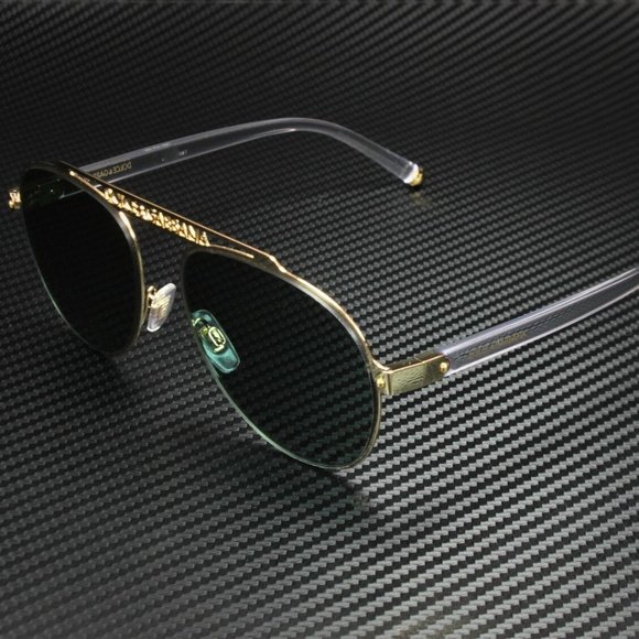 Dolce & Gabbana Gold 57mm Sunglasses! New! - Picture 1 of 5